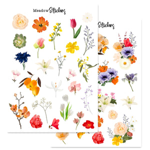 Meadow Printable Sticker Sheets Stickers Tracia Creative   