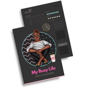 My Busy Life Daily Planner - Dark Mode - Undated