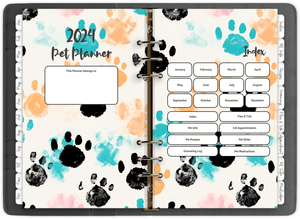 Paws 2024 Pet Planner Cover
