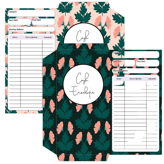 Printable Bloom Cash Envelope Printable Tracia Creative   