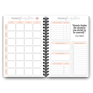 Weekly Beauty Routine Planner Page Printable Tracia Creative   