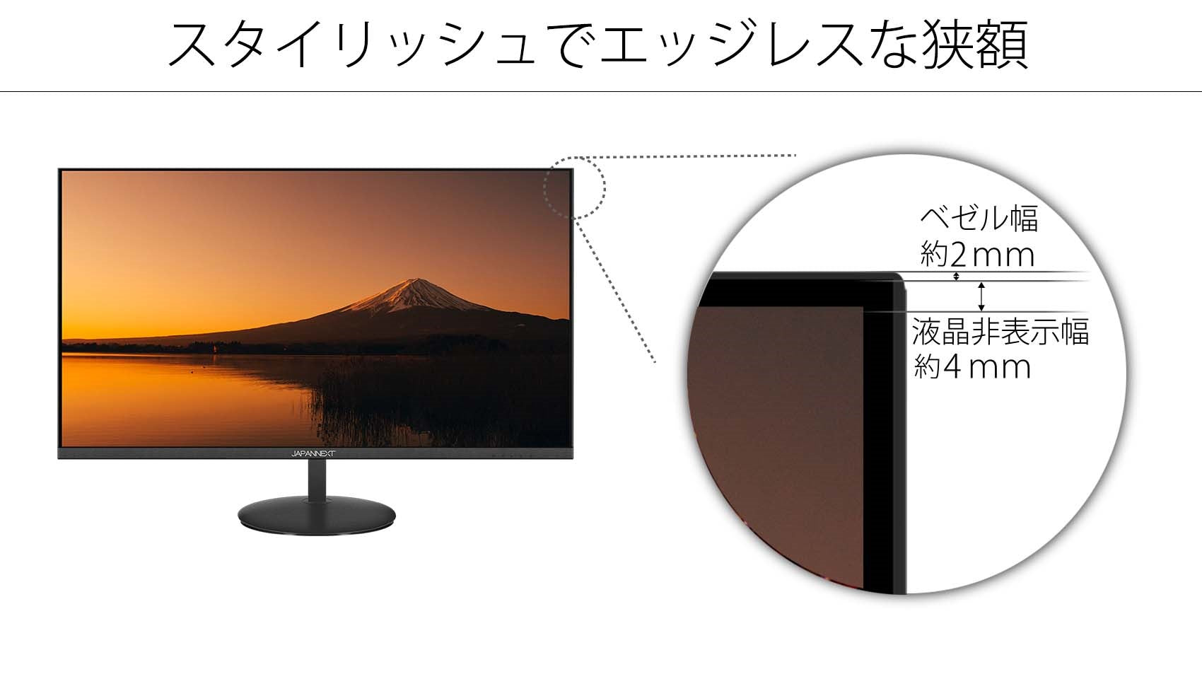 JAPANNEXT 28型 IPS 4Kモニター JN-I28UR-C65W