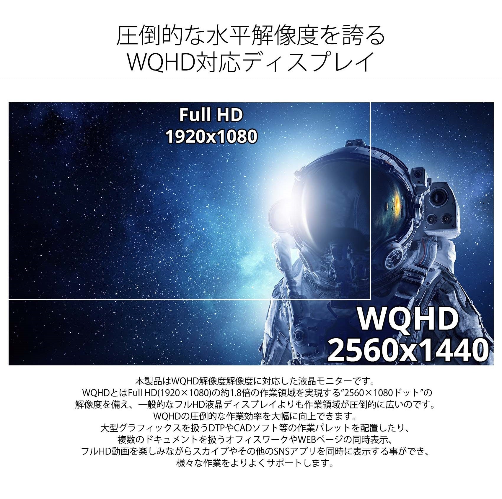 JN-IPS27WQHDR [ 27インチ WQHD（2560×1440）]-