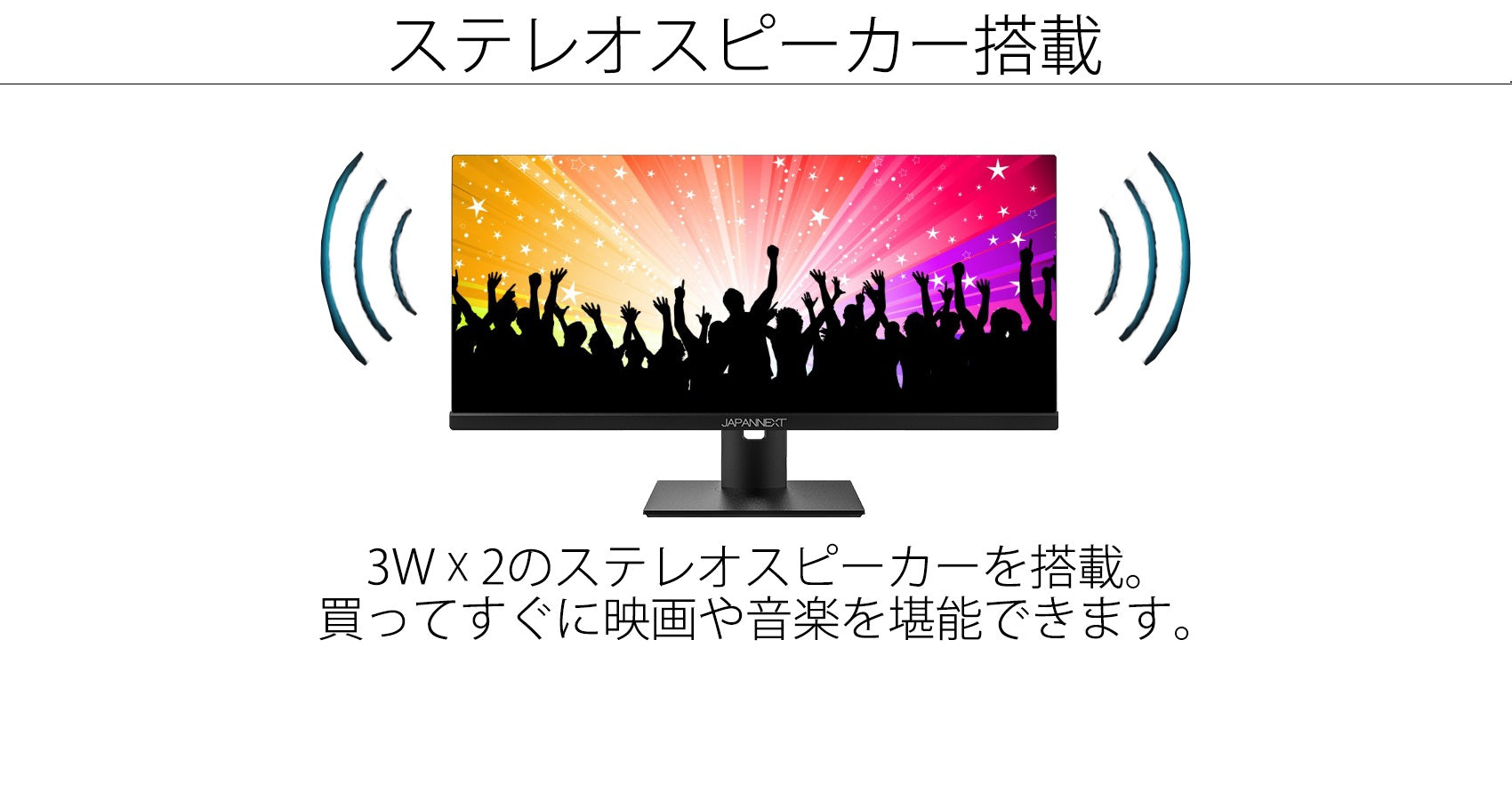 JAPANNEXT JN-IPS29WFHDR-C65W BLACK-