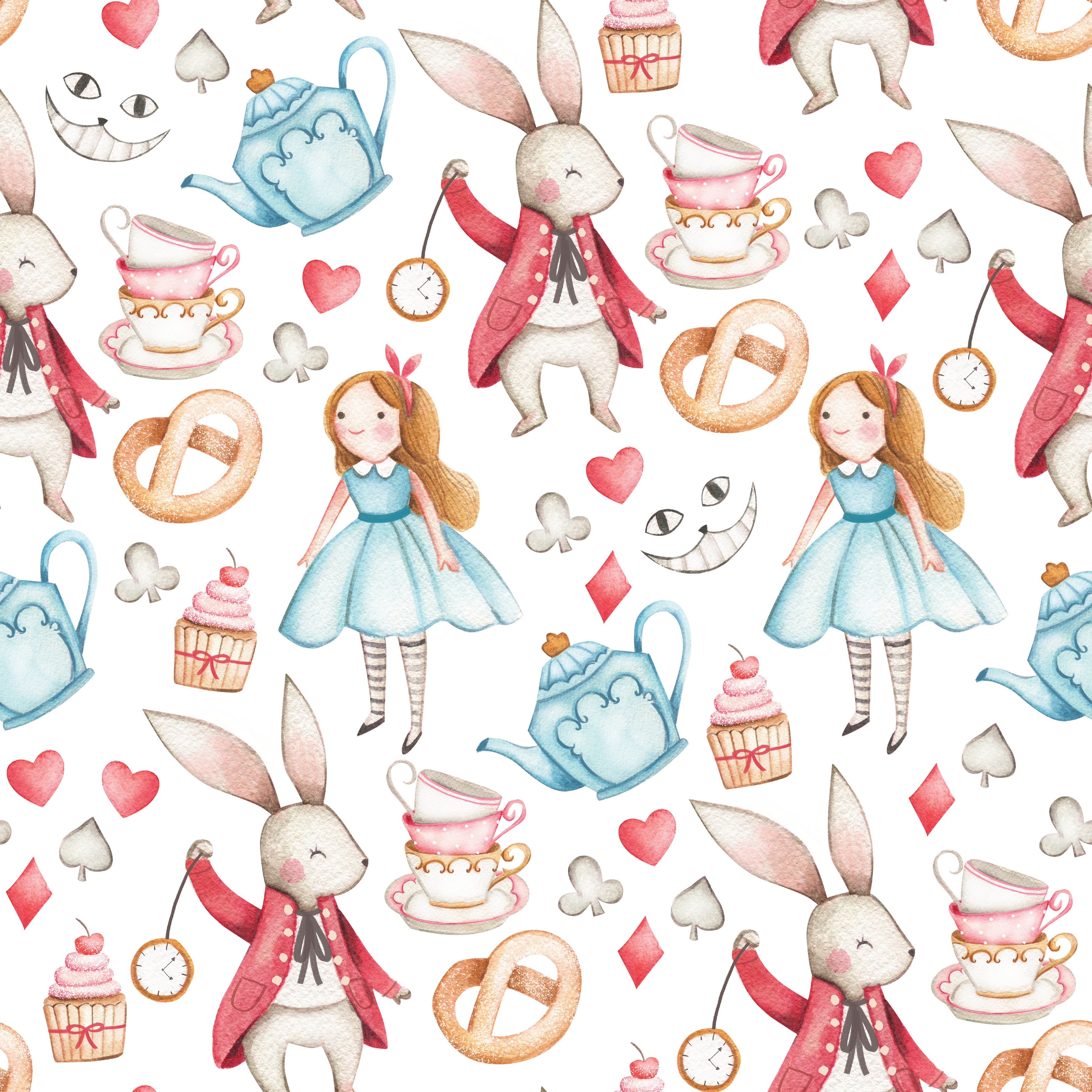 Alice In Wonderland Dissolvable Wrapping Paper