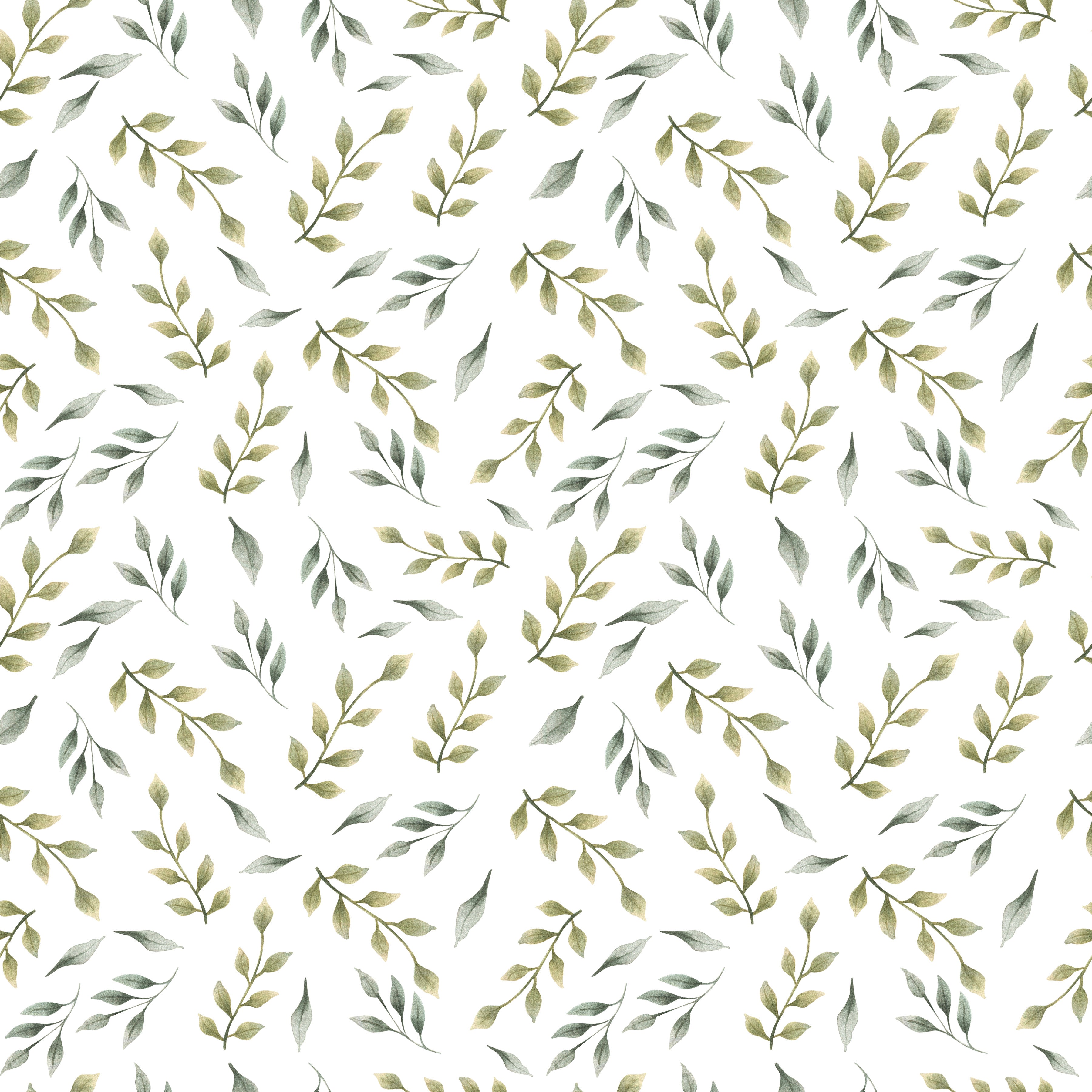 Sage Green Cow Print Aesthetic Pattern Wrapping Paper by