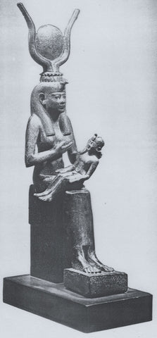 Isis with child ancient Agypt