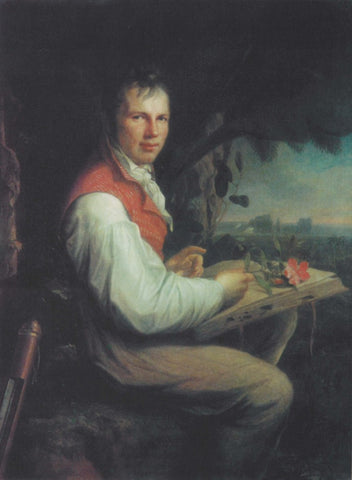Alexander von Humbodlt, 1806. Painting by Goerg Weitsch (1758 - 1828). State Museums, Berlin, National Gallery. Source: Kulturzeit der Wissenschaften, Ästhetische Ansichten, Hörsaal Holzen.