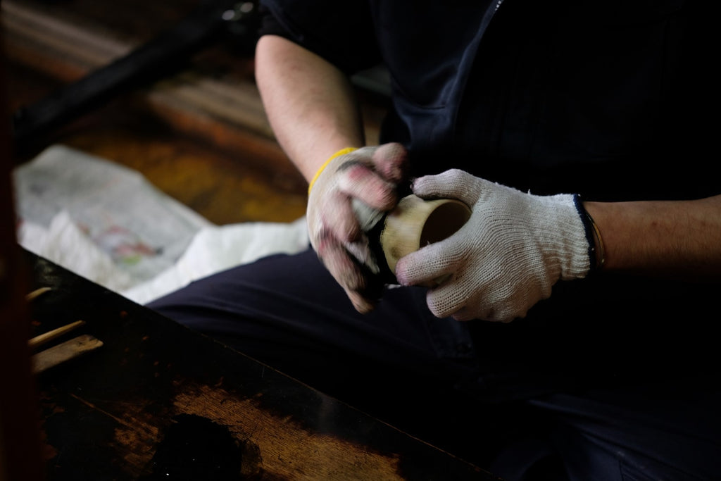 Dalam kehidupan sehari -hari dan adegan outdoor, lacquerware asli #nodate seki kuni