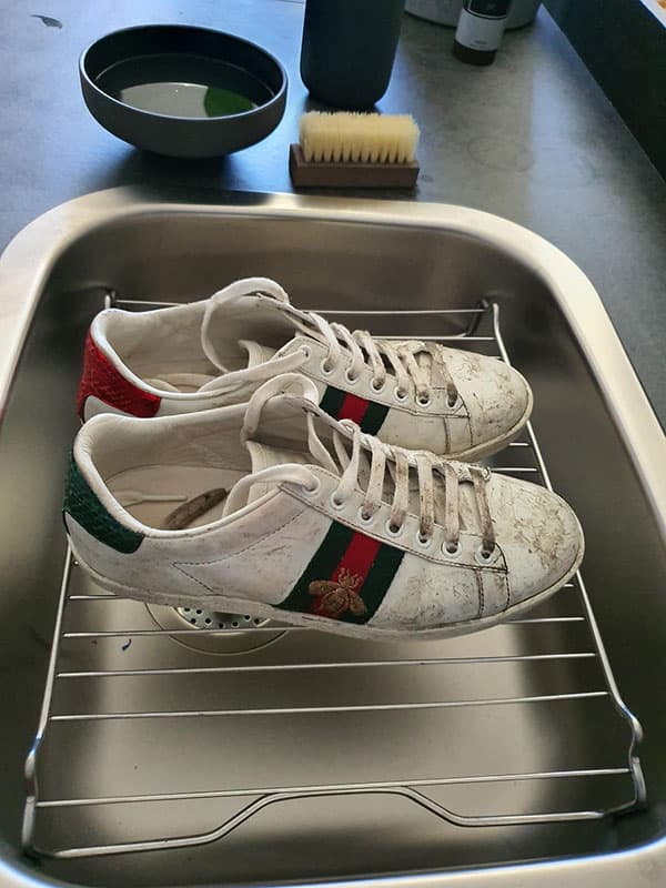 What's The Best Way To Clean A Pair Of Gucci Sneakers? - aethercare