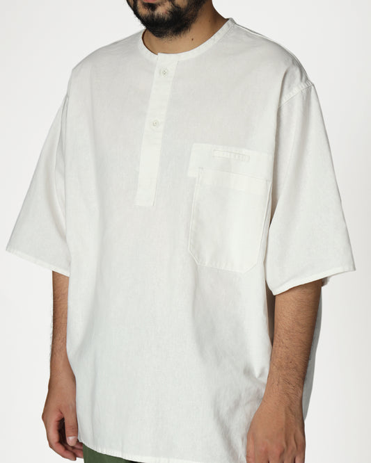 Print Cotton/Polyester Plain Big H/S Shirt – ARMY TWILL