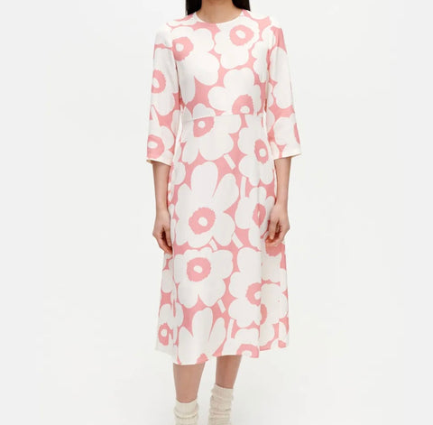 Marimekko Fiaali Unikko Cotton Poplin Dress – moro moro