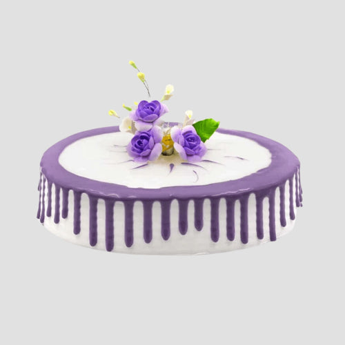 Purple Drip Cake