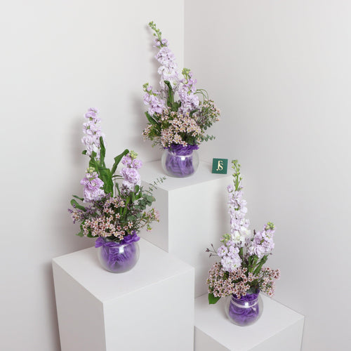 Purple Vase Decors
