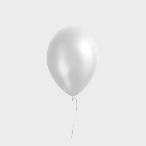 Helium Balloon Silver