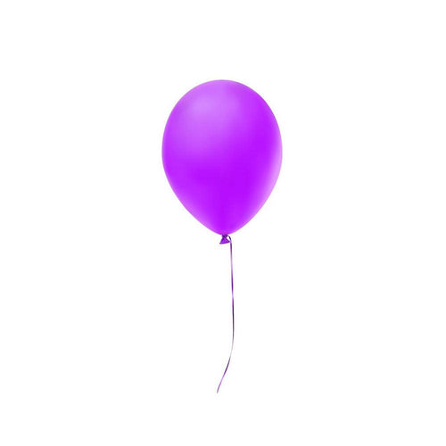 Helium Balloon Purple