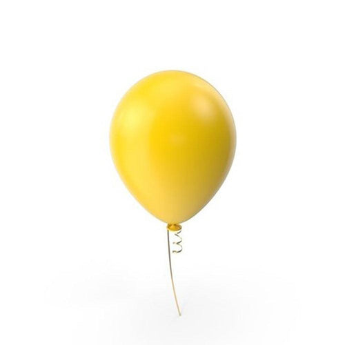 Helium Balloon Yellow