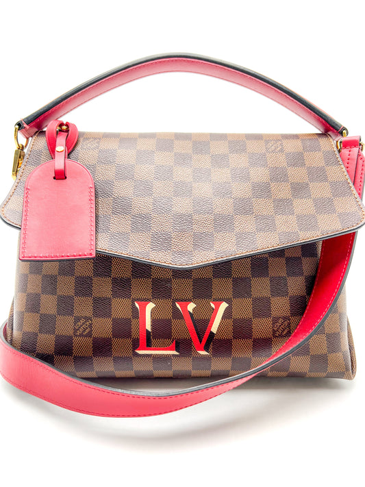 Louis Vuitton Alma BB Blue Melletage Denim Reverse Monogram calfskin.