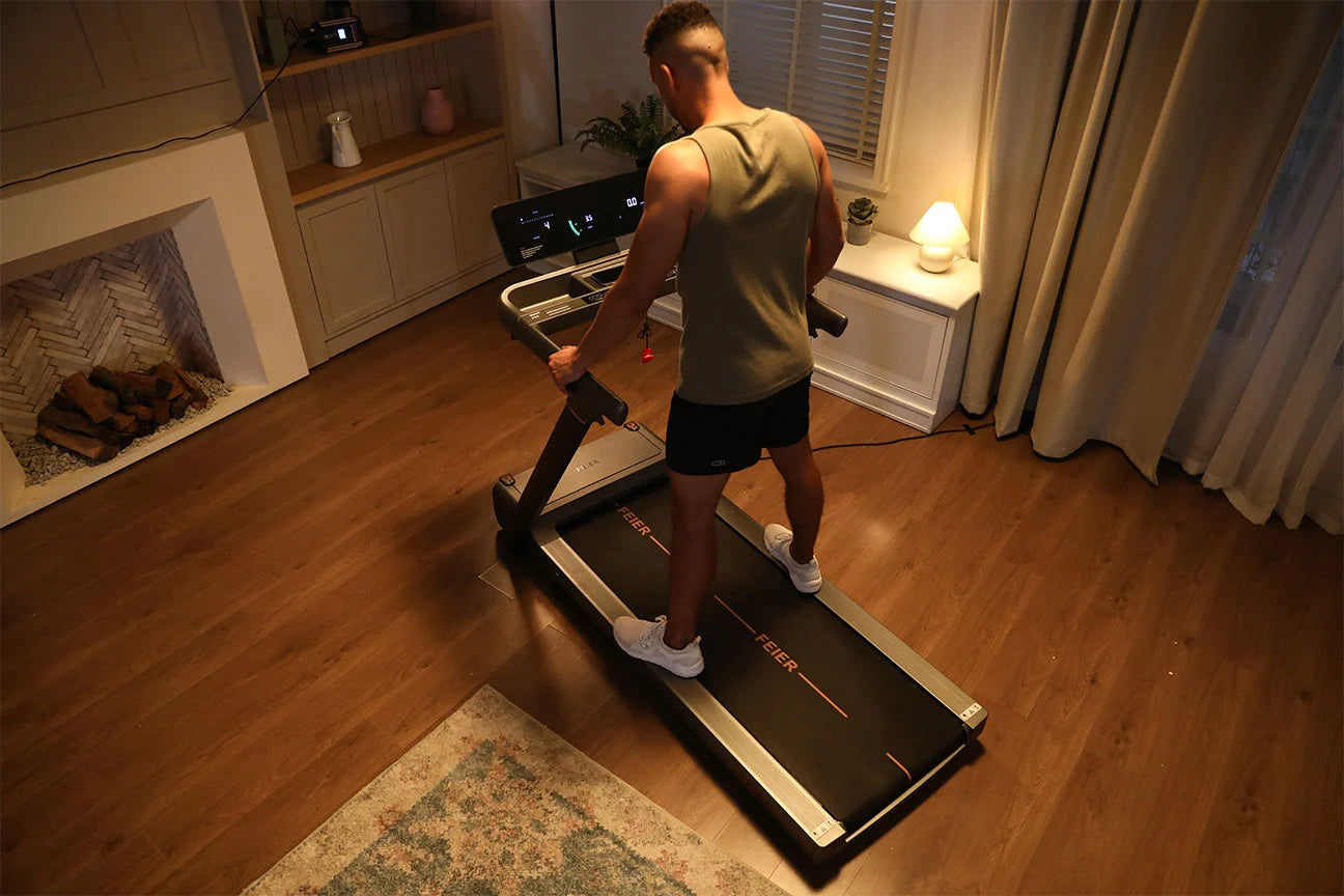 Running on a FEIER treadmill