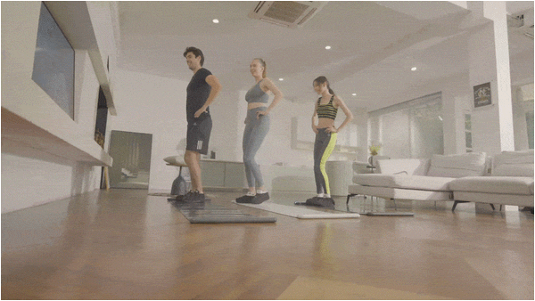 Sprinter Slide Boosting Cardiovascular Endurance-Feier Smart Somatosensory Slide Board