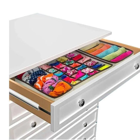 Organizador Ropa Interior Cajón Medias Cajones Combo X4