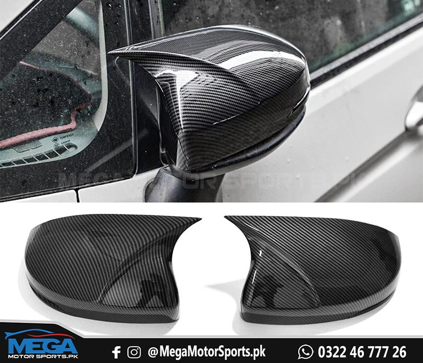 Suzuki Swift Carbon Fiber Batman Side Mirror Covers For 2022 2023 – Mega  Motor Sports