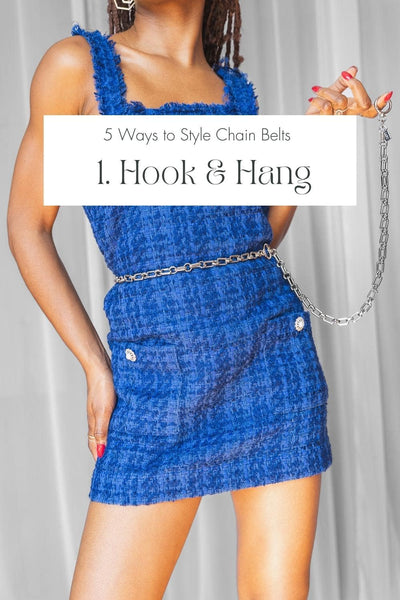 How to Style Chain Belts - Hook & Hang 
