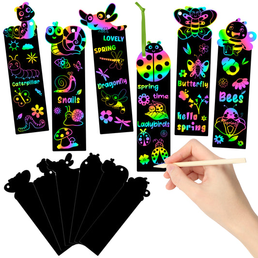 HubirdSall 24 Pack Back to School Felt Bookmarks Craft Kit, Make Your Own  Bookmark with School