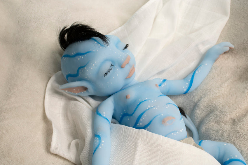 Muñeco Baby Avatar Bebé Reborn Niña -【Brilla en la Oscuridad】 – nonacreaciones