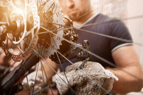 Picture of Ebike being serviced