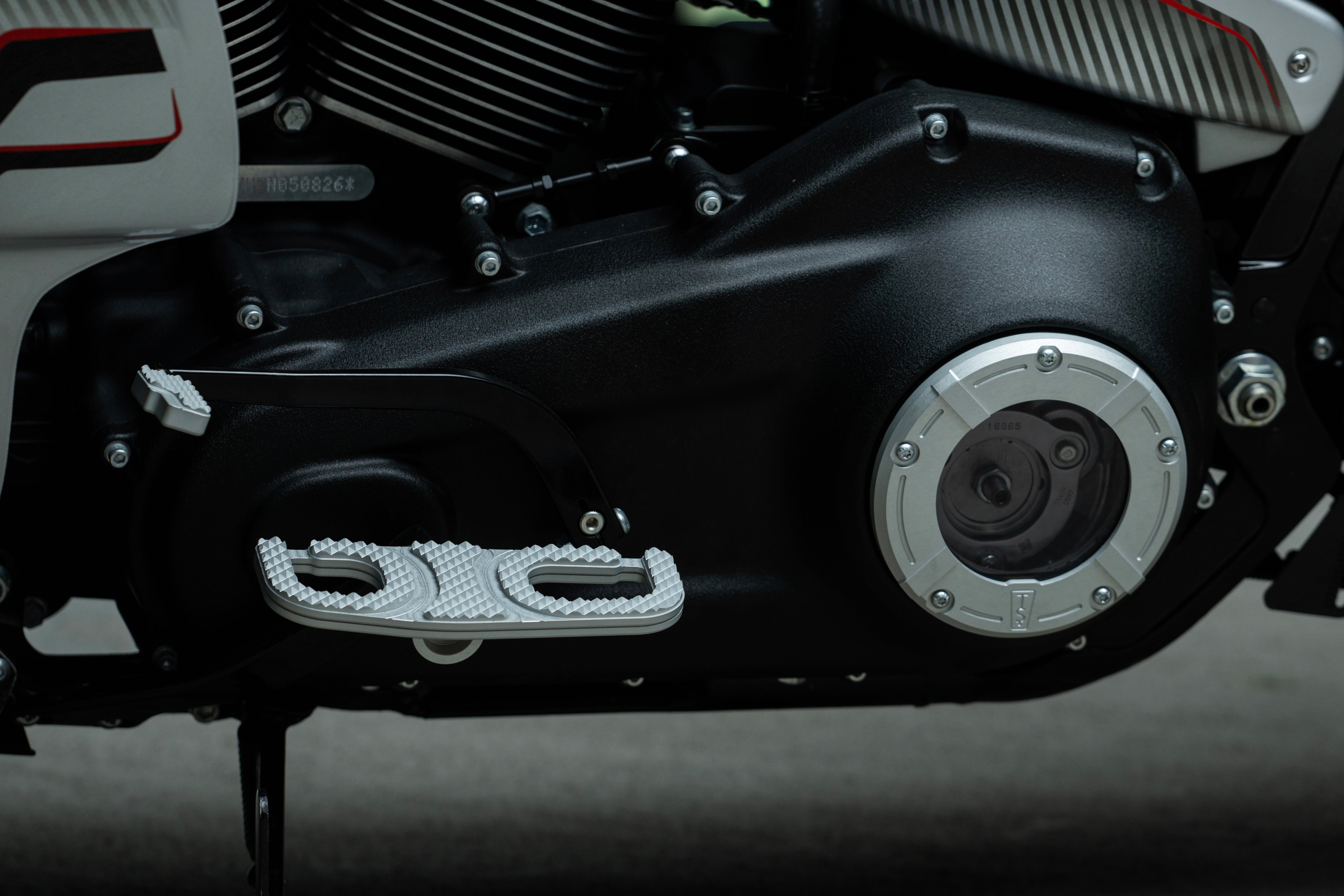 Crook Series Passenger Foot Pegs for Harley Davidson M8 Softail