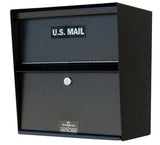 Horizontal Locking Wall Mount Letter Locker Mailbox