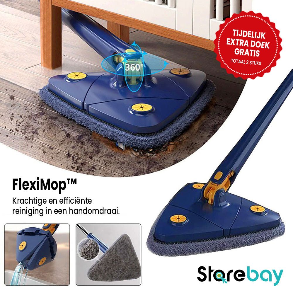 Contractie streep stoomboot FlexiMop™ | Supersnel je hele huis schoon! – Storebay.nl