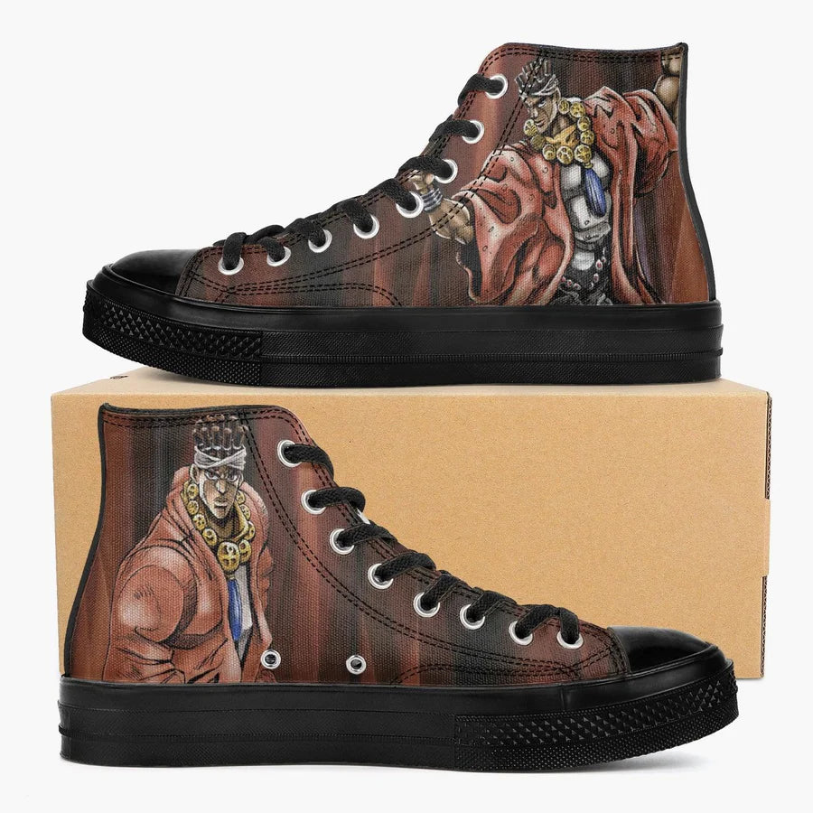 Jojo 39 S Bizarre Adventure Sneakers Joseph Joestar Anime Air