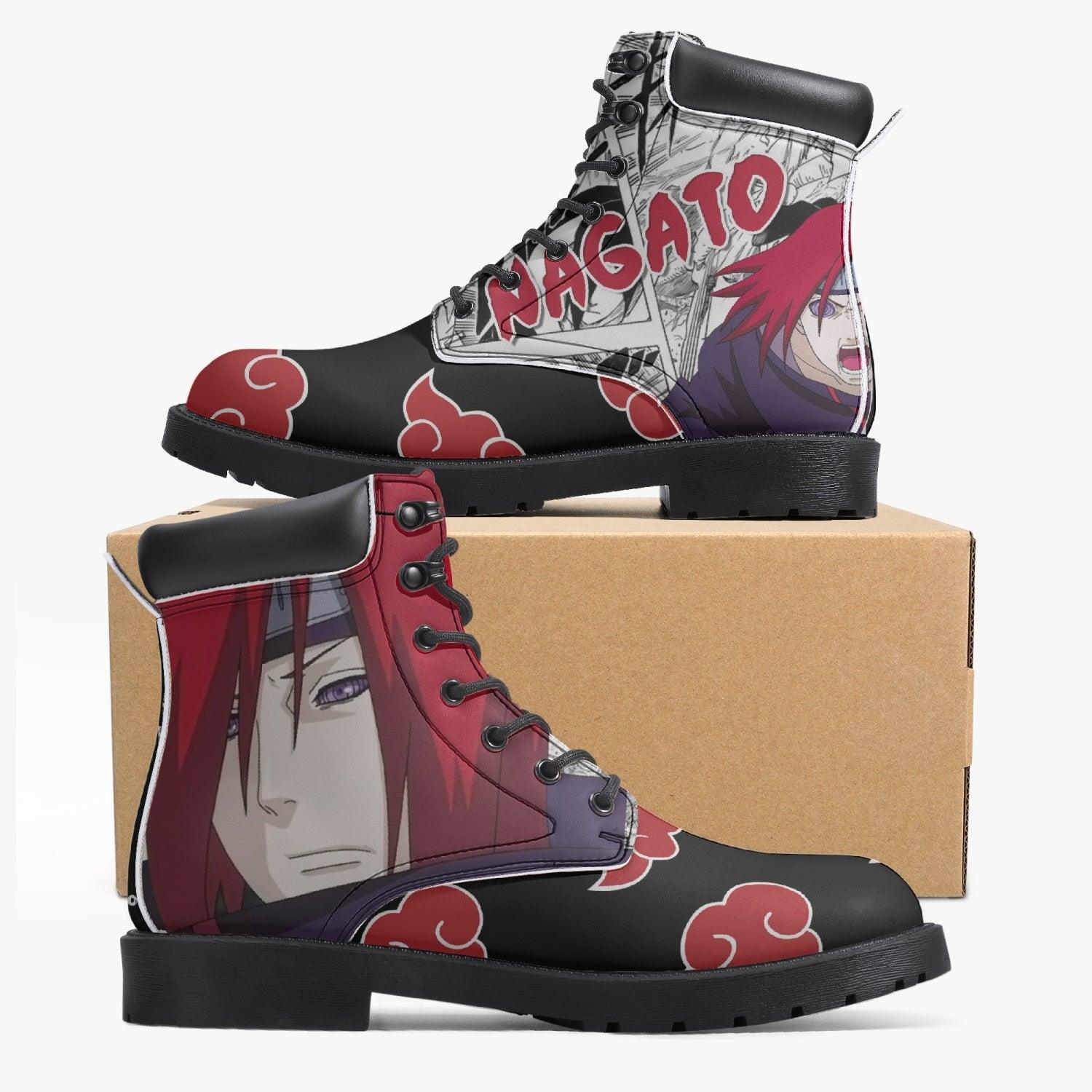 Nagato Custom Naruto Anime Slip On Shoes