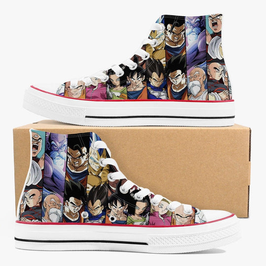Get Your Dragon Ball Z A-Star High White Shoes Today – Ayuko