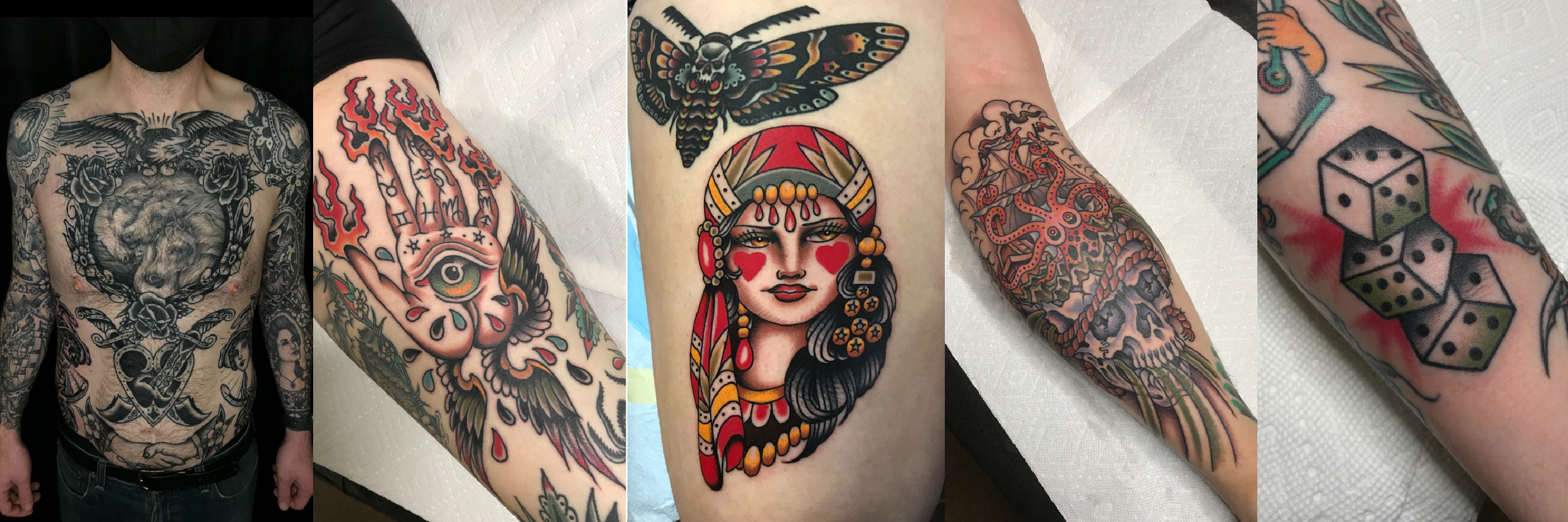 A few from our recent guest wolfhazel Thanks for dropping in on us    tattoo tattoos tattooartist tattooshop traditionaltattoo  Instagram  post from MAGIC COBRA TATTOO SOCIETY magiccobratattoo