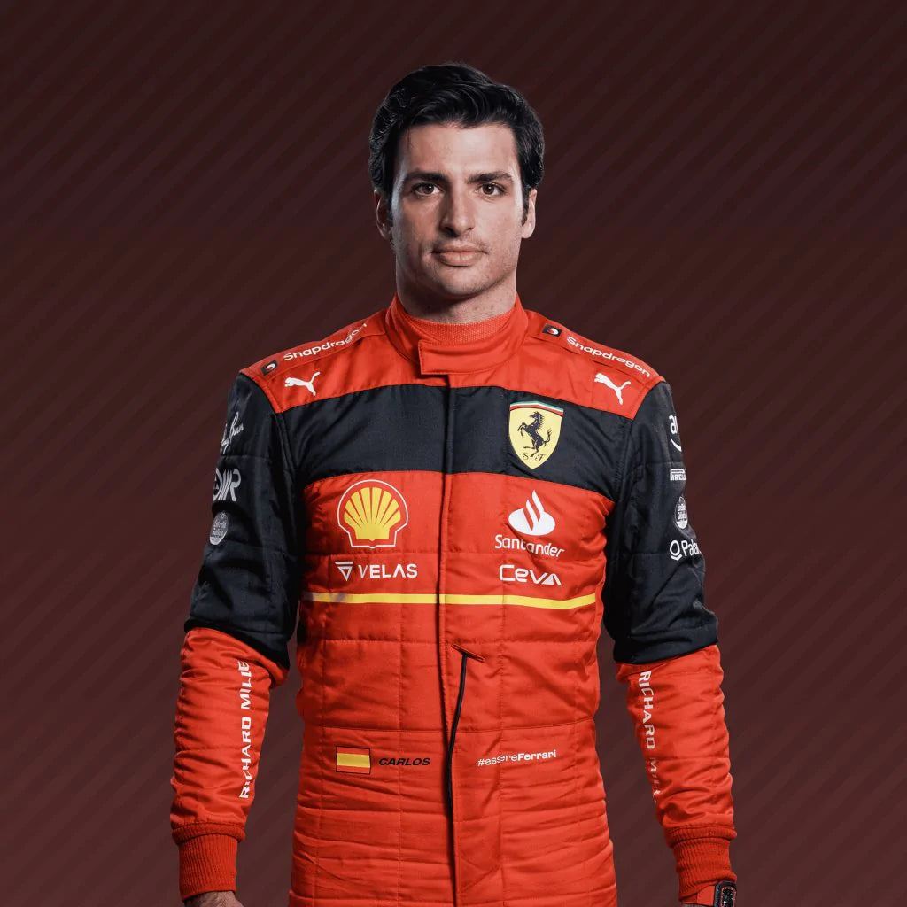 F1 Carlos Ferrari 2022 Printed Race Suit – pearlracewear