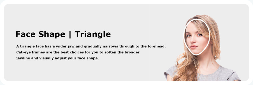 smart glasses for triangle face shape people