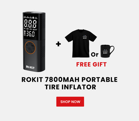 ROKiT Portable Tire Inflator + BMW MOTORRAD Free Gift