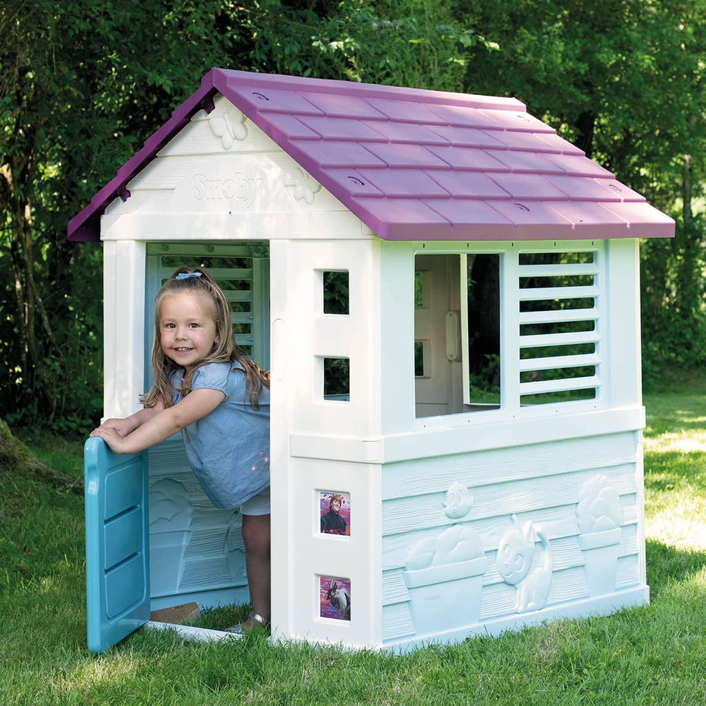 frozen wooden playhouse