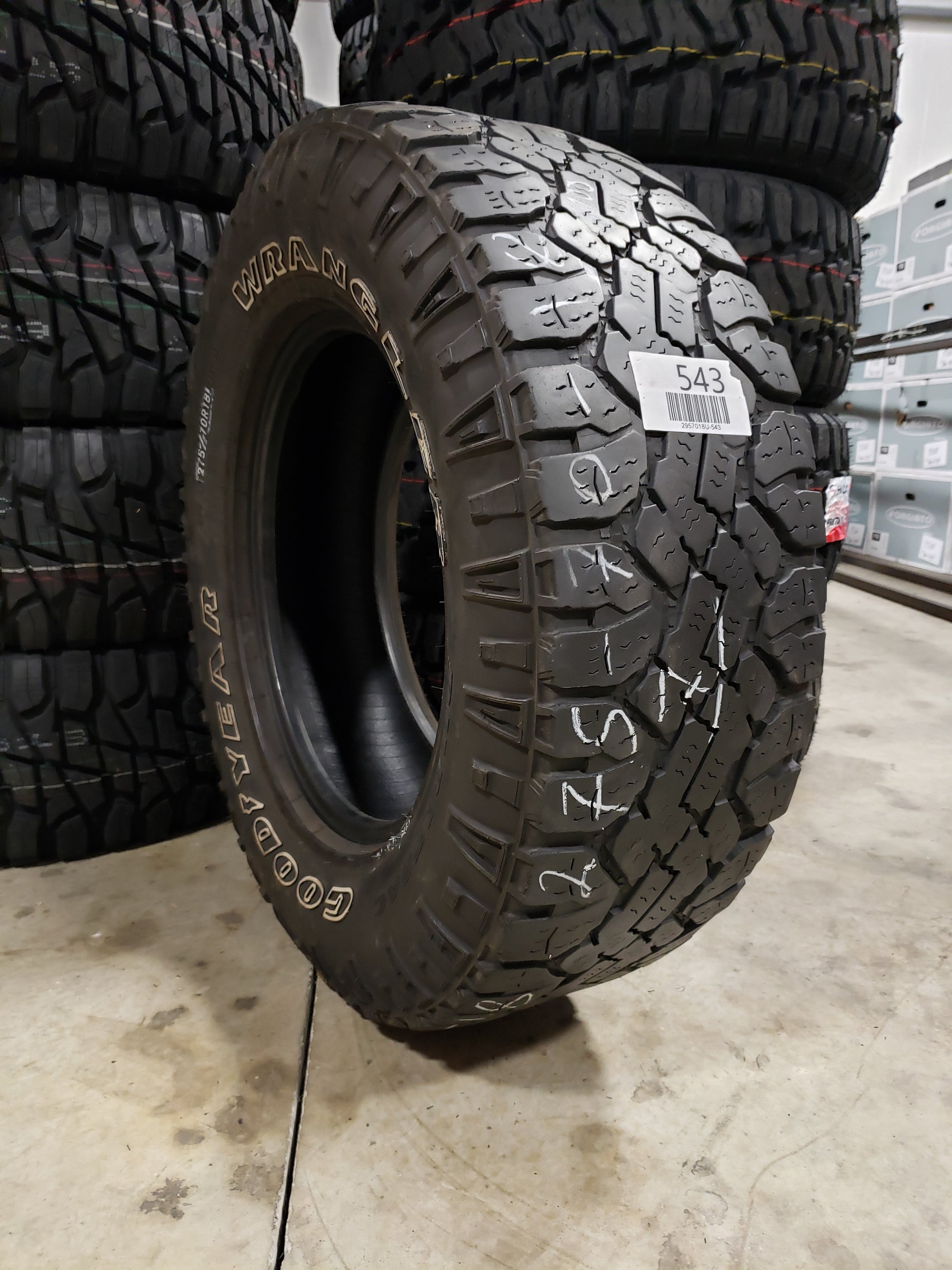 SET OF 4 275/70R18 Goodyear Wrangler Duratrac 125/122 R E - Used Tires –  High Tread Used Tires