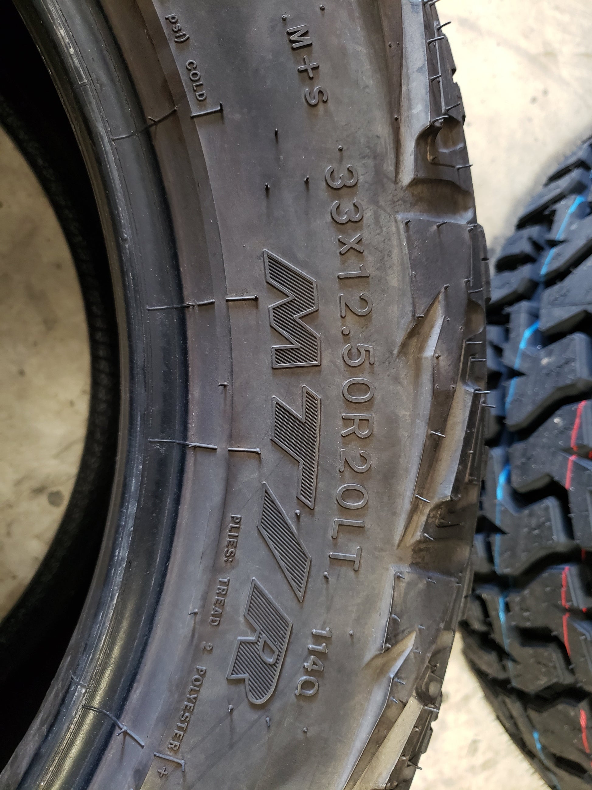 SINGLE  Goodyear Wrangler MT/R 114 Q E - Used Tires – High Tread  Used Tires