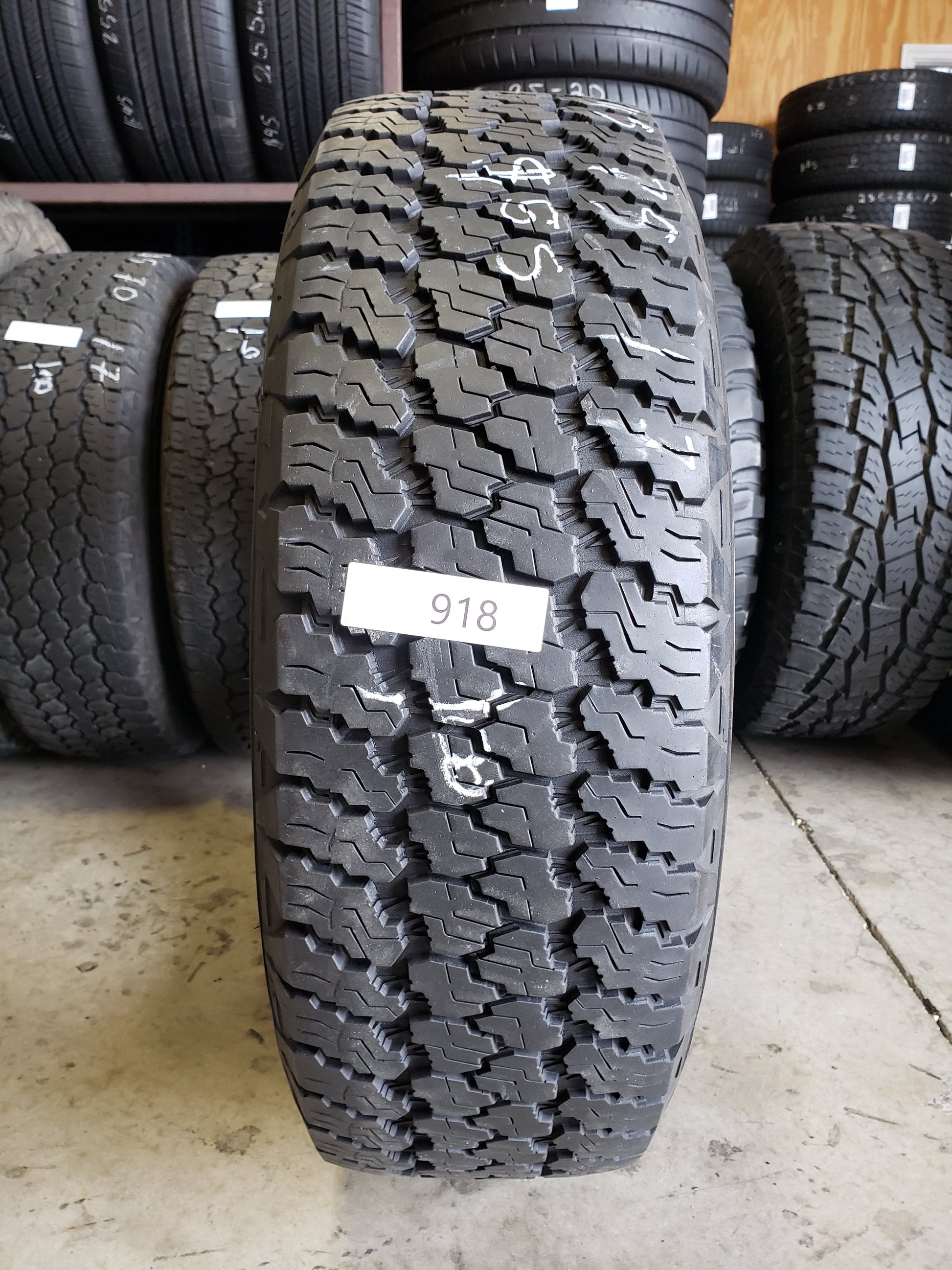 SINGLE 245/75R17 Goodyear Wrangler 110 T SL - Premium Used Tires – High  Tread Used Tires