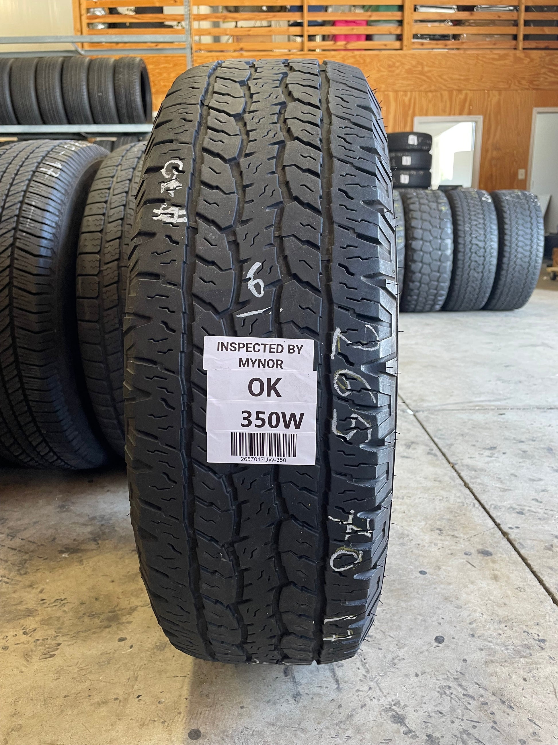 SINGLE 265/70R17 Goodyear Wrangler Trailmark 113 S SL - Used Tires – High  Tread Used Tires