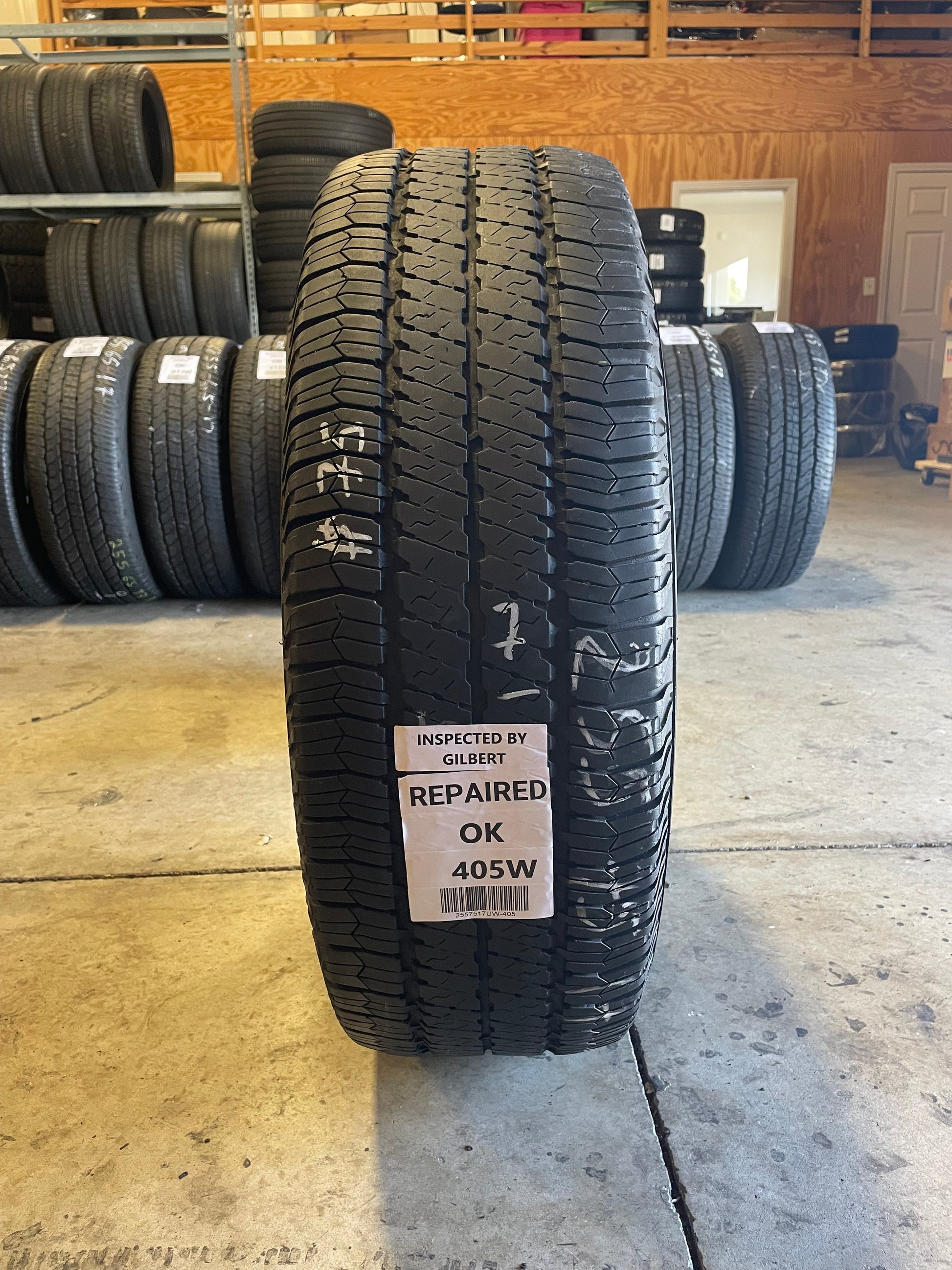 SINGLE 255/75R17 Goodyear Wrangler SR-A 113 S SL - Used Tires – High Tread  Used Tires