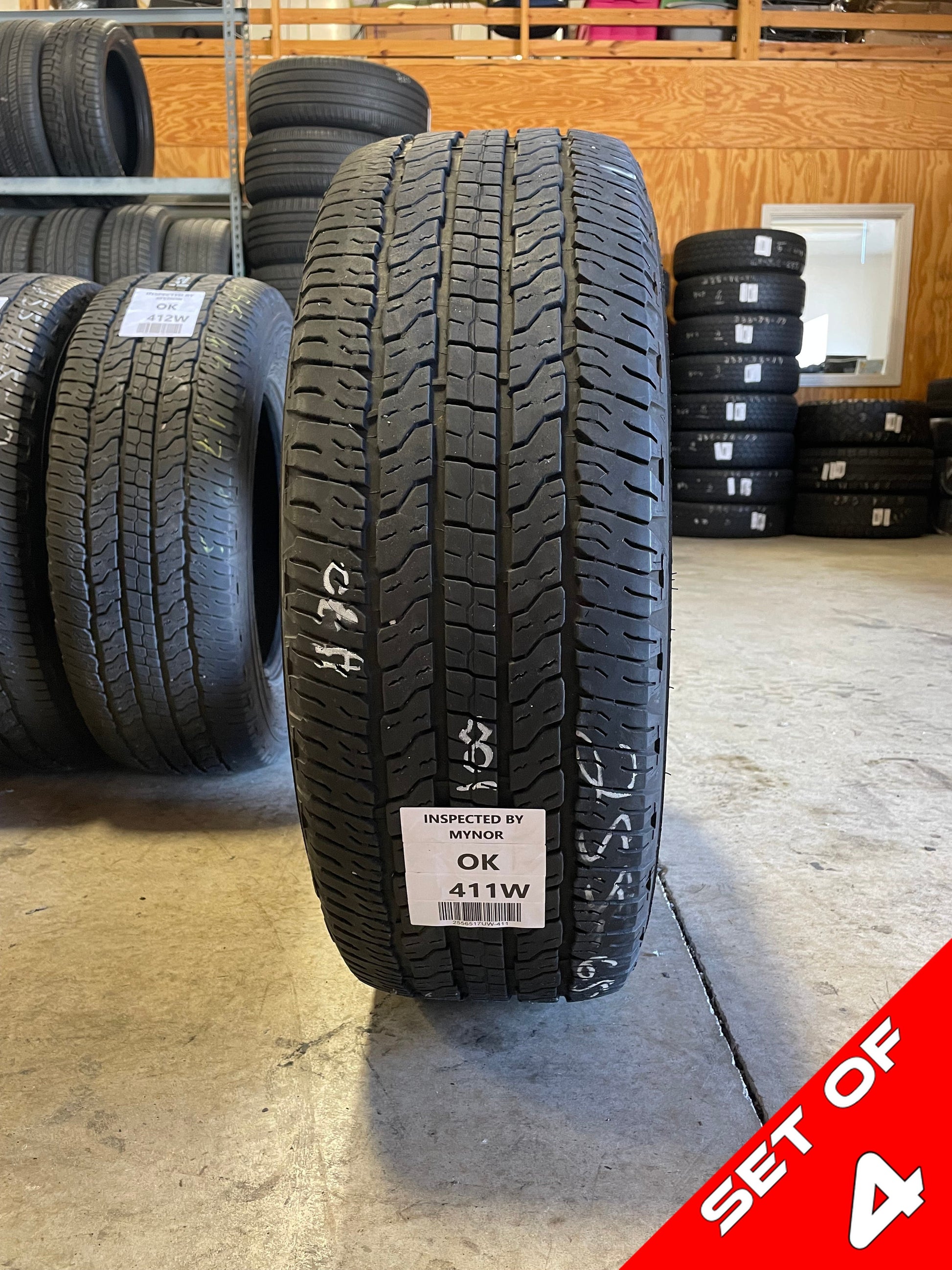 SET OF 4 255/65R17 Goodyear Wrangler Fortitude HT 110T - Used Tires – High  Tread Used Tires