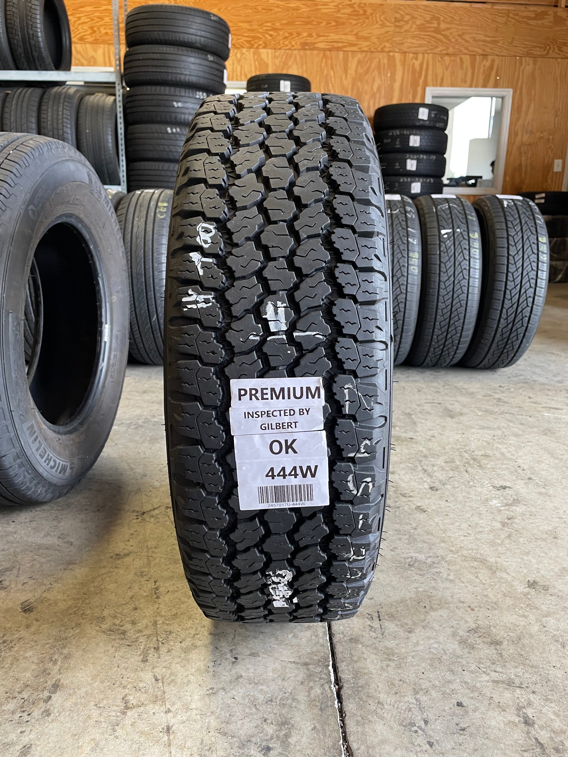 SINGLE 245/70R17 Goodyear Wrangler Adventure All Terrain 119/116 R E - –  High Tread Used Tires