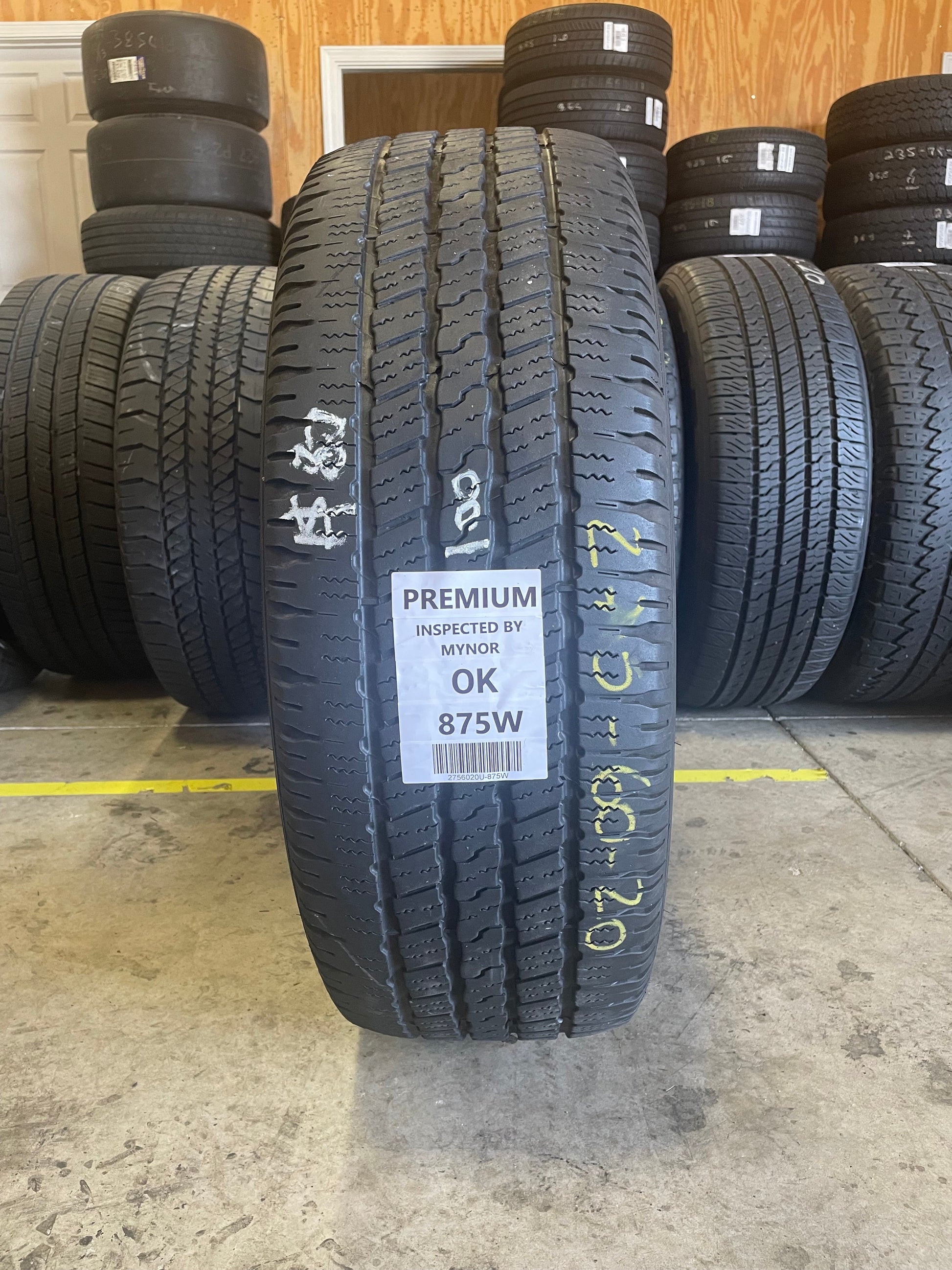 SET OF 3 275/60R20 Goodyear Wrangler SR-A 114 S SL - Used Tires – High  Tread Used Tires