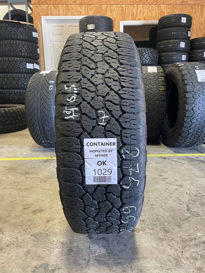 SINGLE 275/65R20 Goodyear Wrangler Trail Runner AT 126/123 S E - Used –  High Tread Used Tires